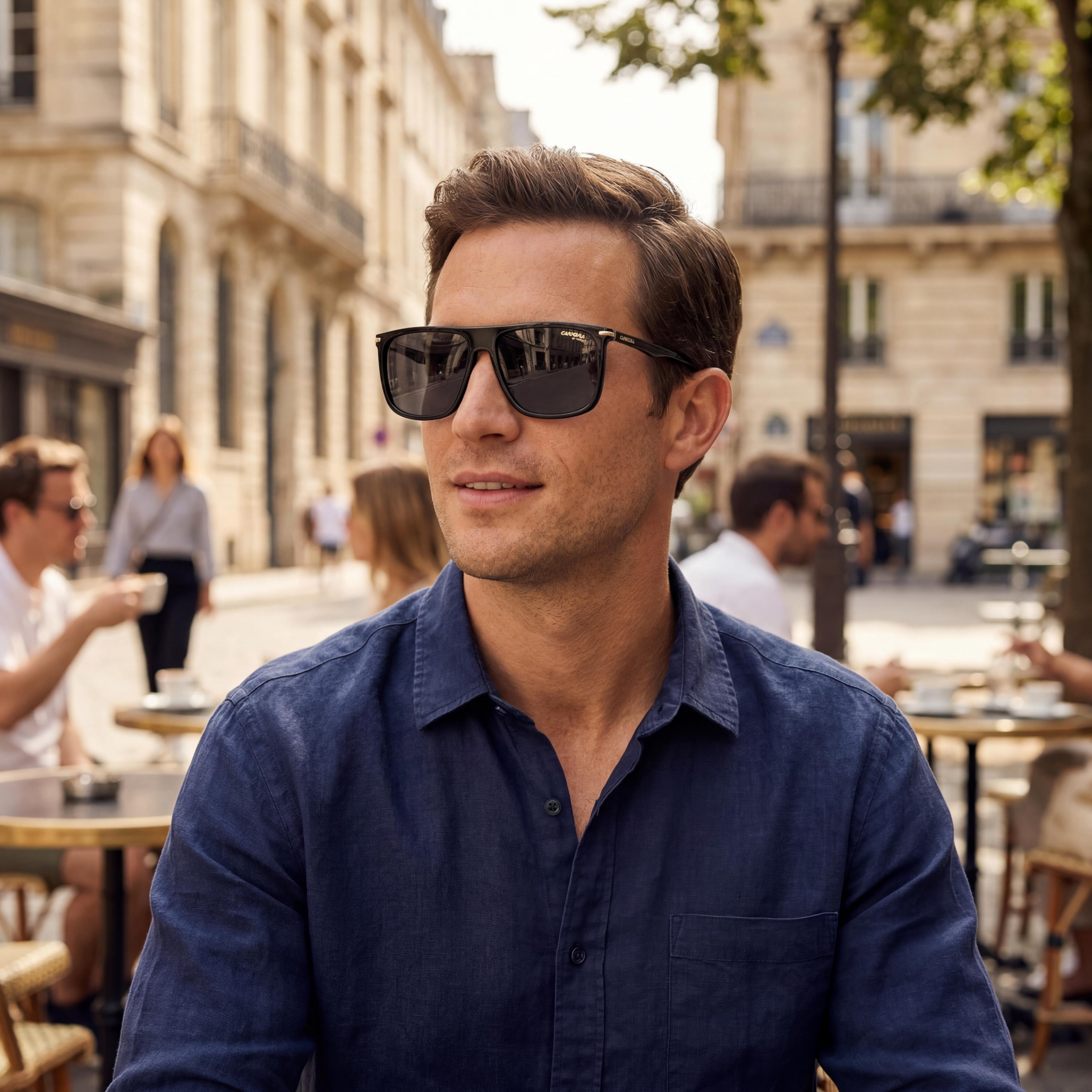 Gafas de sol rectangulares negras Carrera 278/S para hombre, 58 mm, Photo 6
