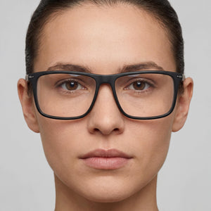 Carrera 286 Rectangle Eyeglasses Unisex — interior view, Polycarbonate demo lenses