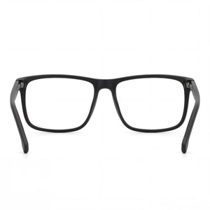 Carrera 286 Rectangle Eyeglasses Unisex — side view, Black Plastic temples
