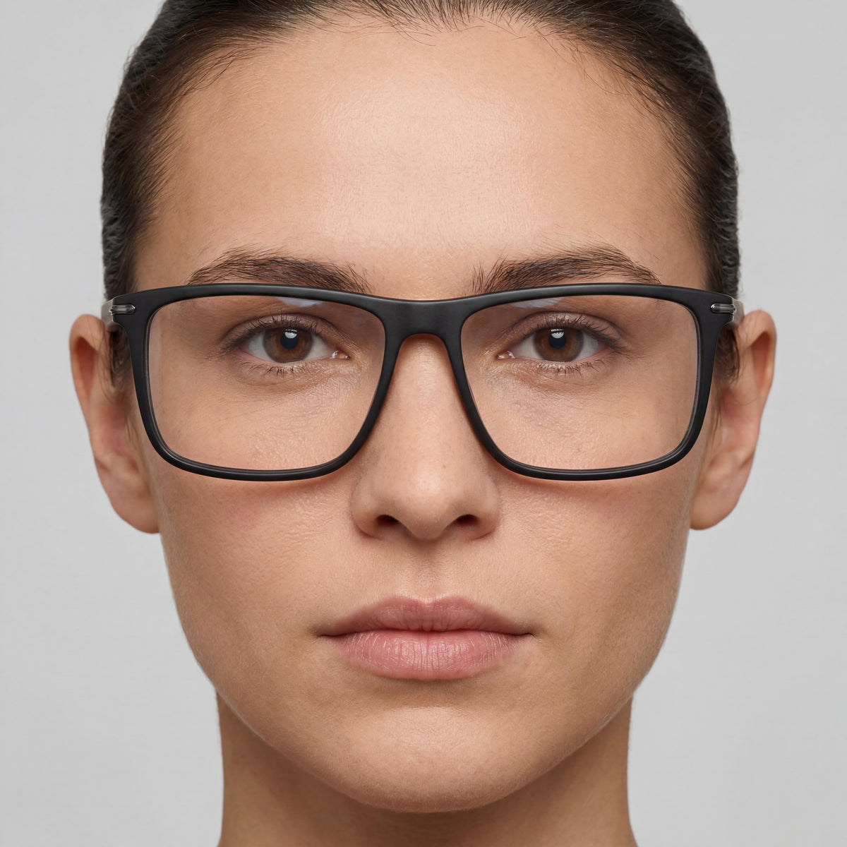 Carrera 286 Matte Black Rectangle Eyeglasses Unisex, 54mm, Photo 4