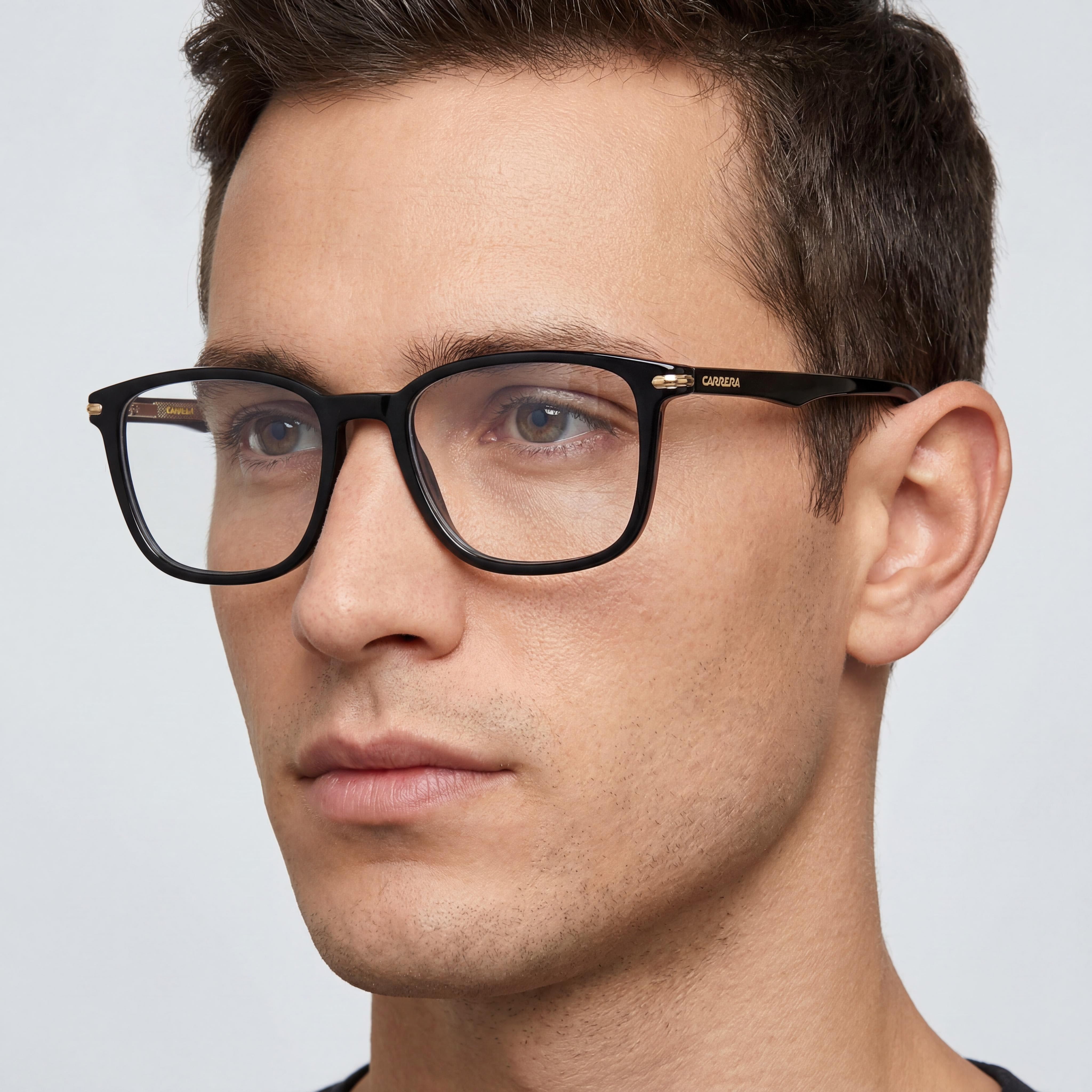 Gafas Carrera 292 Black Square Unisex de Policarbonato, 55mm, Photo 5