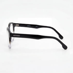Carrera 294 Rectangle Eyeglasses Men — side view, Black Acetate temples