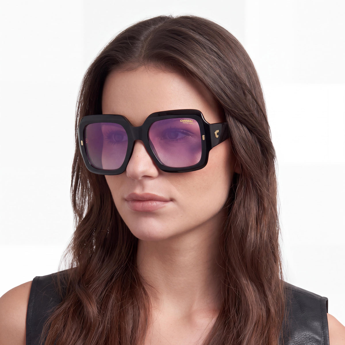 Gafas de sol unisex cuadradas negras Carrera 3004/S, 54 mm, Photo 4