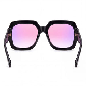 Carrera 3004/S Square Sunglasses Unisex — side view, Non-Polarized Multilayer Violet lens