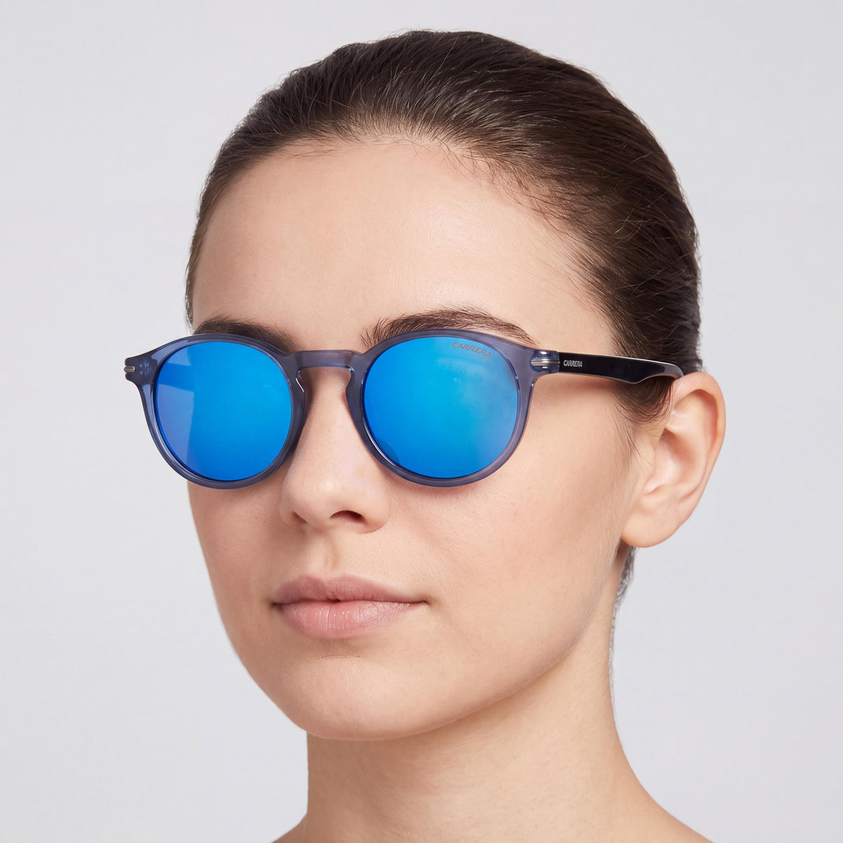 Carrera 301/S Blue Round Sunglasses for Women, 50mm, Photo 4