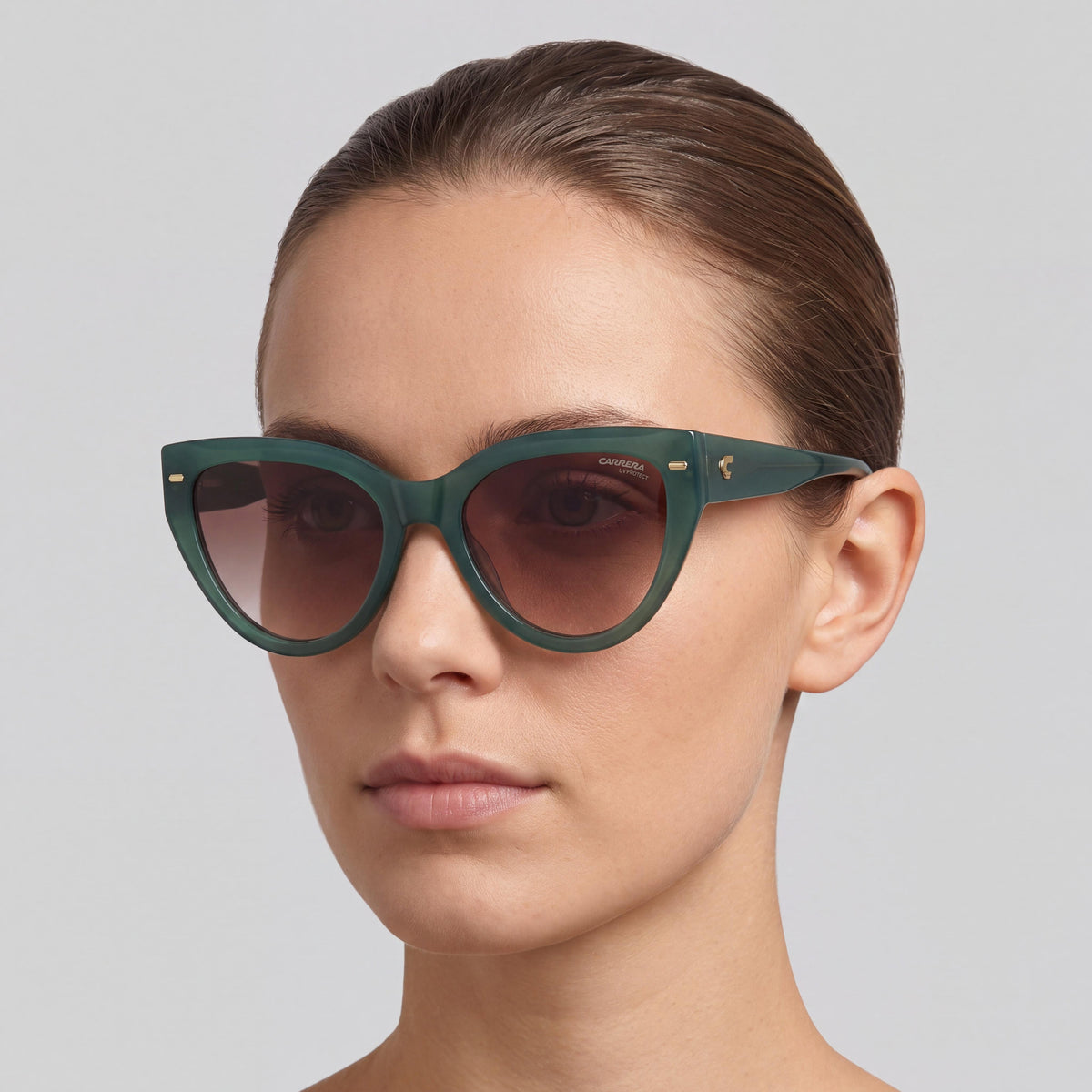 Carrera 3017/S Green Cat Eye Sunglasses for Women, 55mm, Photo 4