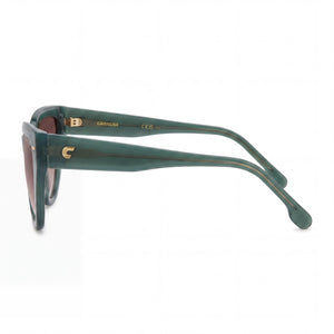 Carrera 3017/S Cat Eye Sunglasses Women — side view, Non-Polarized Brown Shaded lens