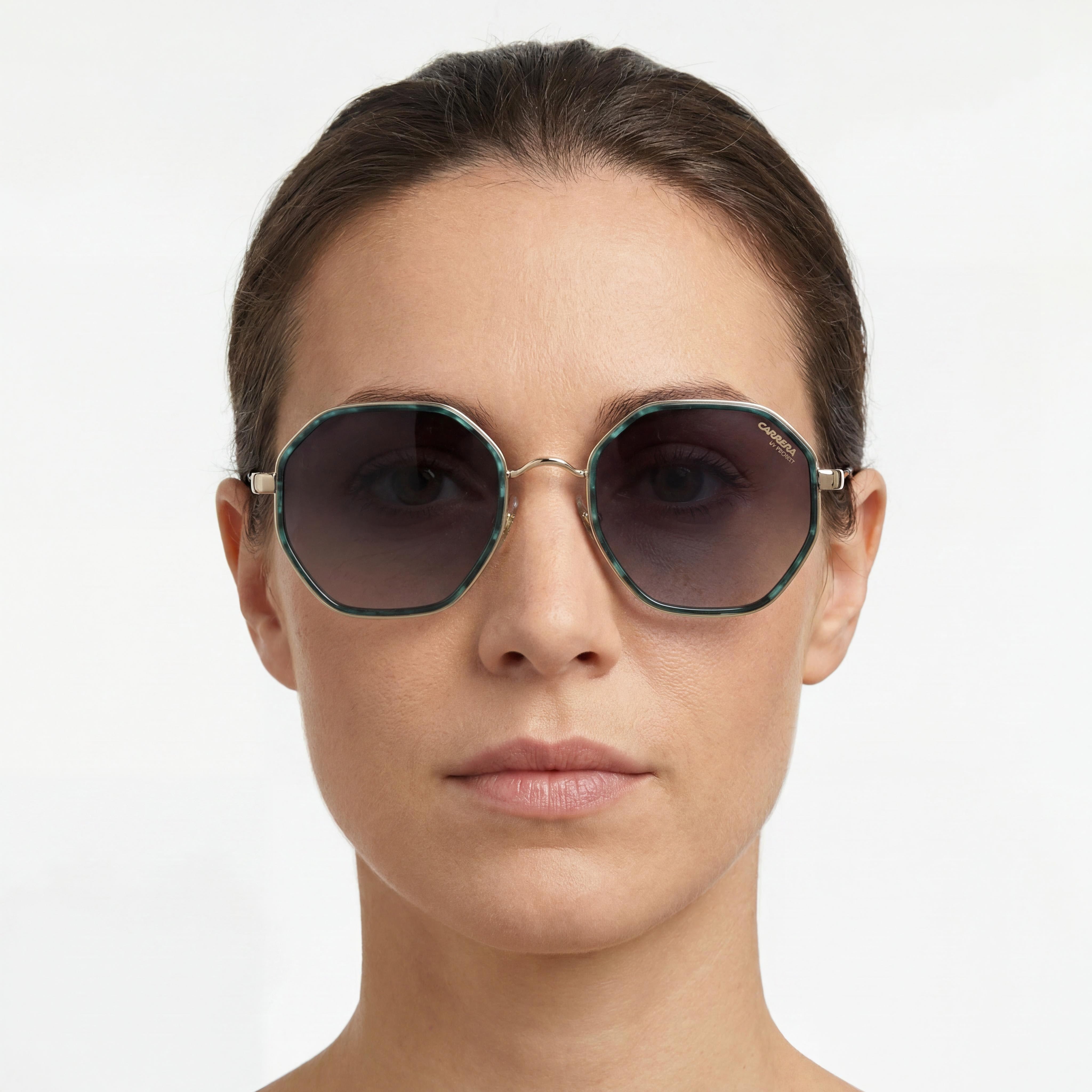 Carrera 3029/S Green Geometric Sunglasses for Women, 53mm, Photo 4