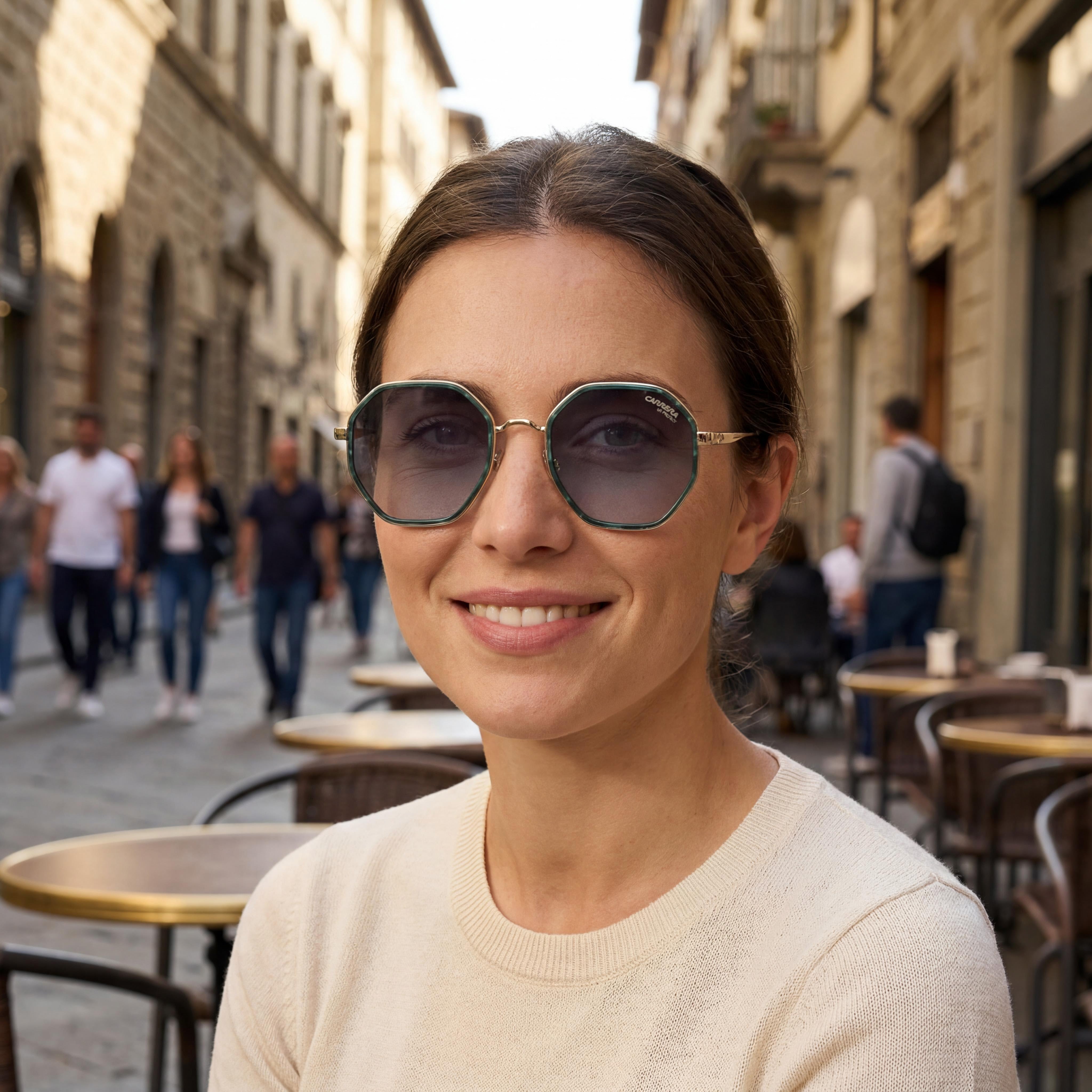 Carrera 3029/S Green Geometric Sunglasses for Women, 53mm, Photo 5