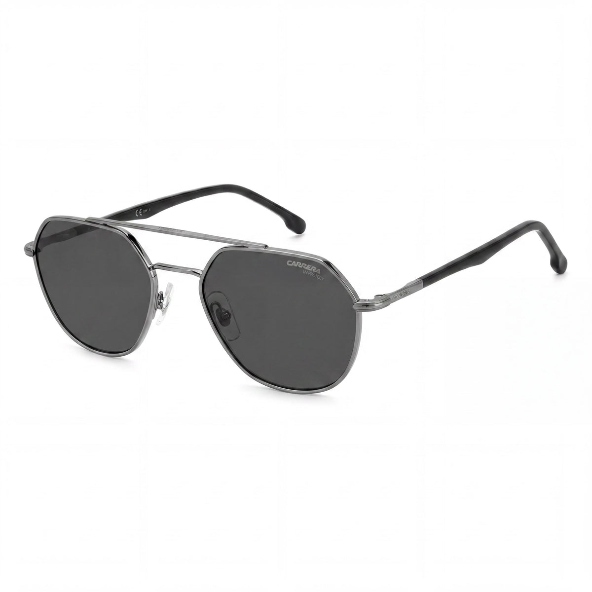 Carrera 303/S Dark Ruthenium, Grey Aviator Sunglasses for Men, 53mm, Photo 1