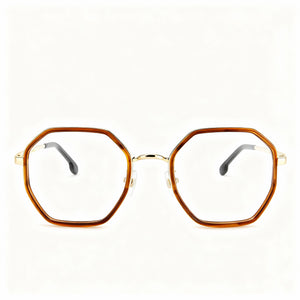 Carrera 3034 Round Eyeglasses for Women — front view, Stainless Steel