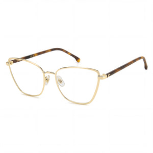 Carrera 3039 Gold Cat Eye Eyeglasses for Women, Metal frame