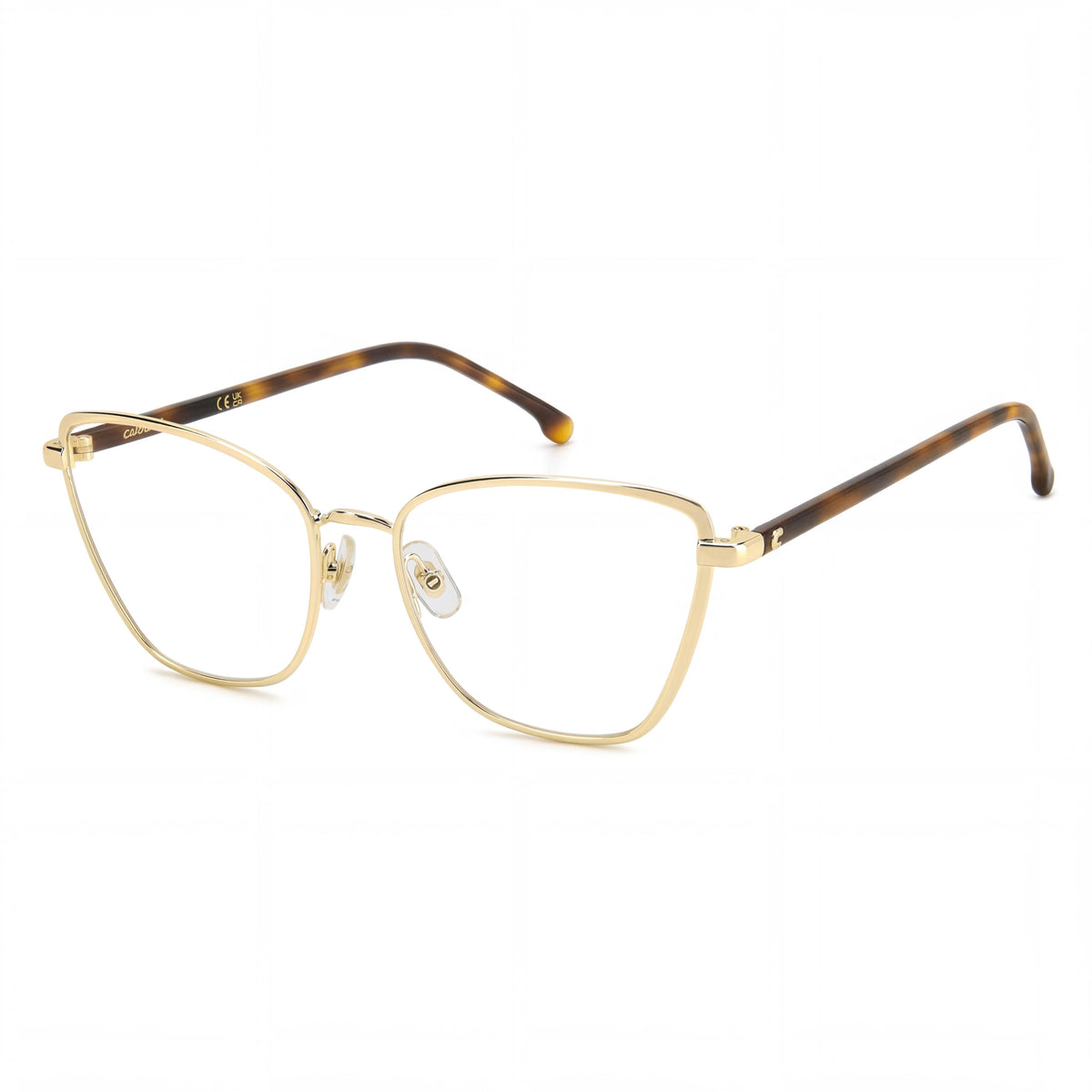 Gafas Carrera 3039 de Ojo de Gato para Mujer, Dorado Claro, Metal 54mm, Photo 1