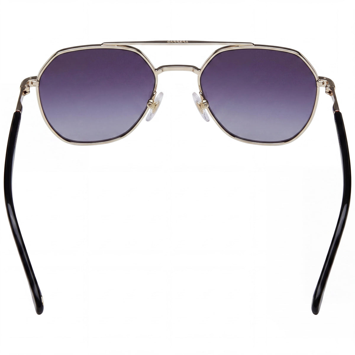 Gafas de sol aviador unisex Carrera 303/s negras con franja dorada, 53 mm, Photo 4