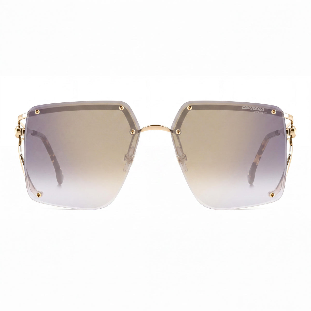 Gafas de sol rectangulares para mujer Carrera 3041/S, color gris dorado, 60 mm, Photo 2