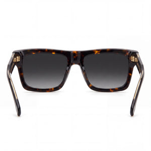 Carrera 305/S Rectangle Sunglasses Unisex — side view, Non-Polarized Dark Grey Shaded lens