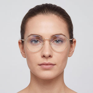 Carrera 307 Gold Crystal Eyeglasses Women — lifestyle wear, weekend reading and quiet evenings