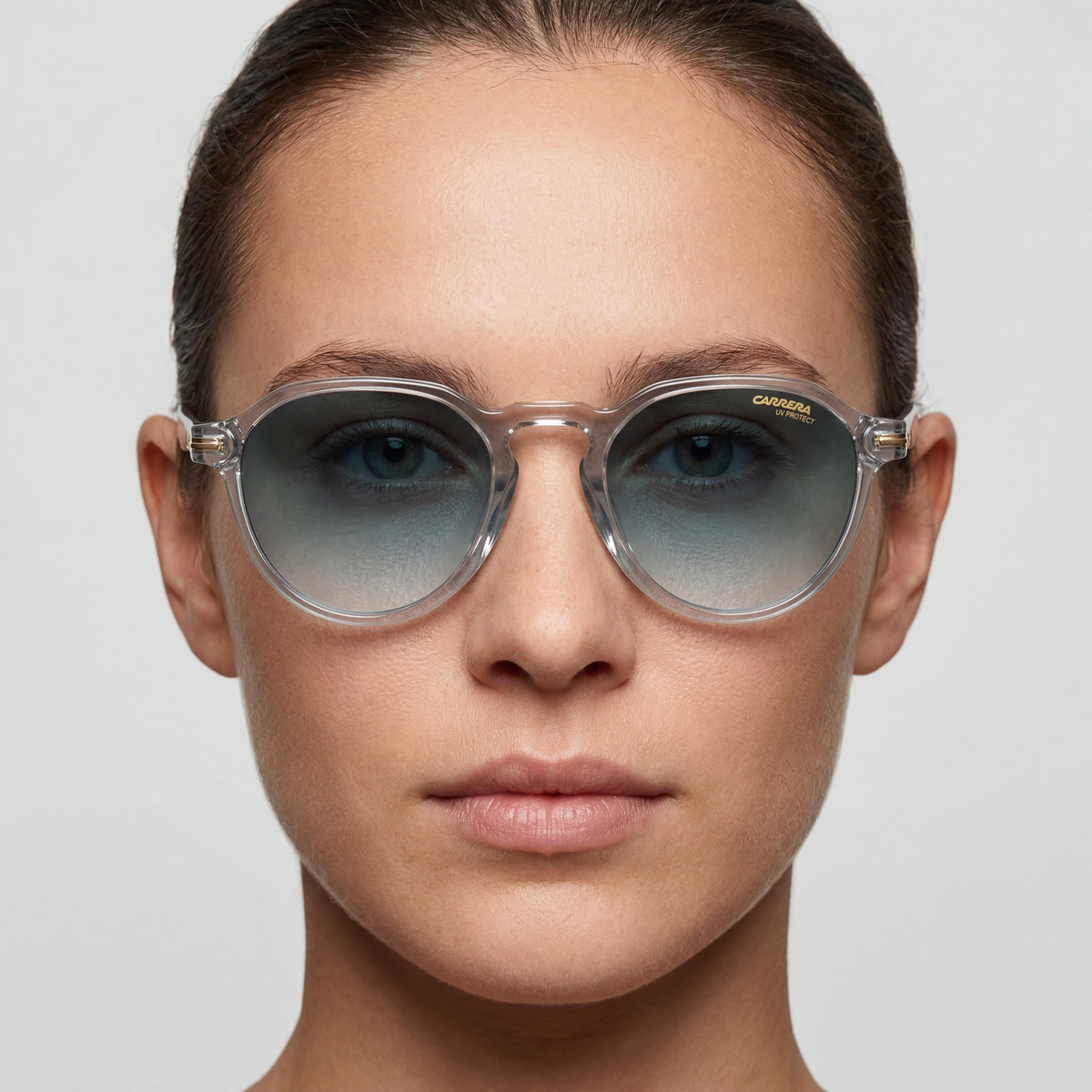 Carrera 314/S Beige Dark Blue Shaded Round Sunglasses, 50mm, Photo 5