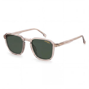 Carrera 328/S Beige Rectangle Sunglasses for Men, Green lens