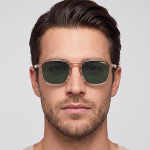 Carrera 328/S Rectangle Sunglasses for Men — interior view, Non-Polarized lens detail
