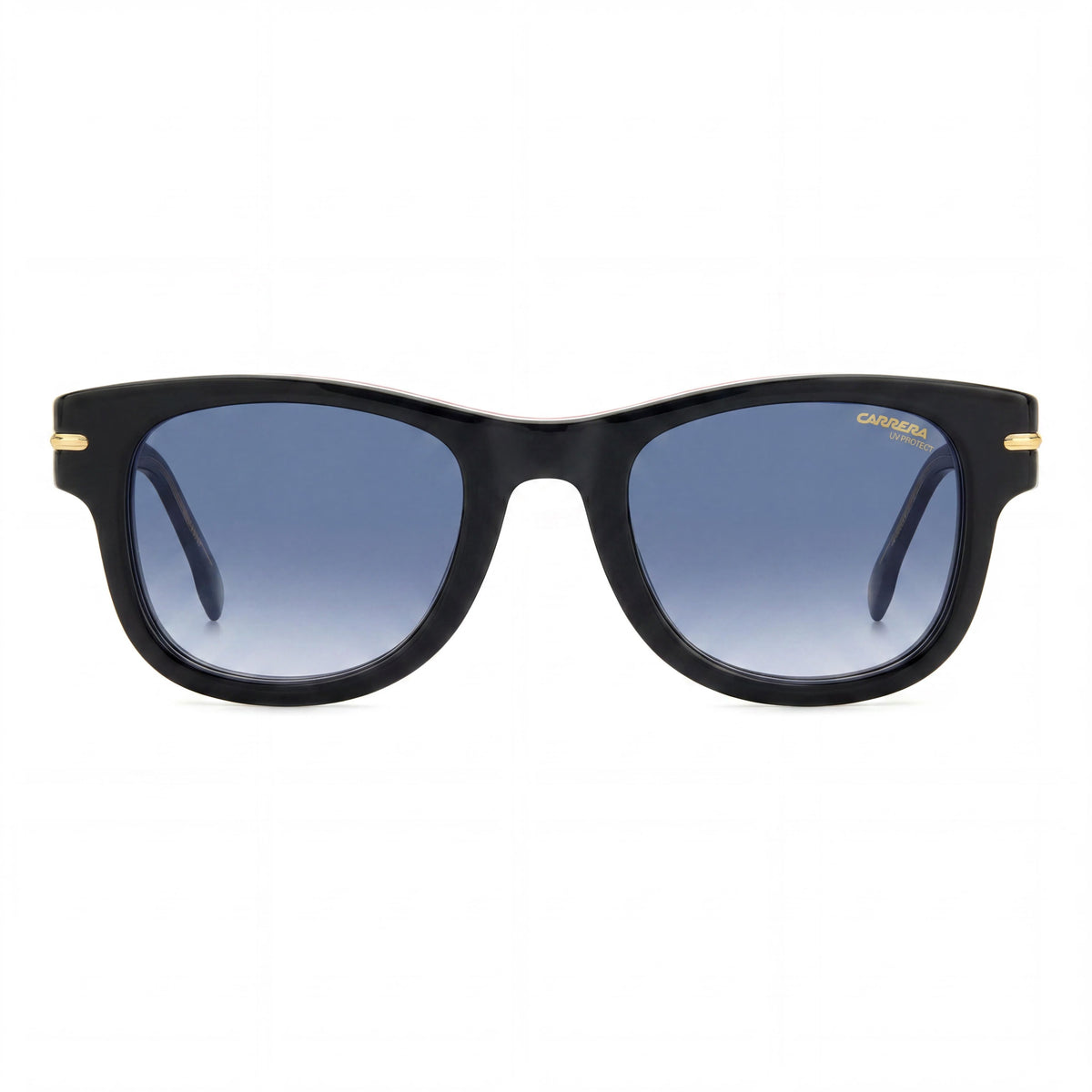Carrera 330/S Black/Blue Shaded Rectangle Sunglasses for Men, 50mm, Photo 2