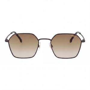 Carrera 334/S Geometric Sunglasses Unisex — front view, Stainless Steel frame