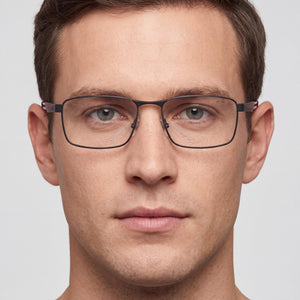 Carrera 4409 Rectangle Eyeglasses for Men — interior view, Polycarbonate demo lenses