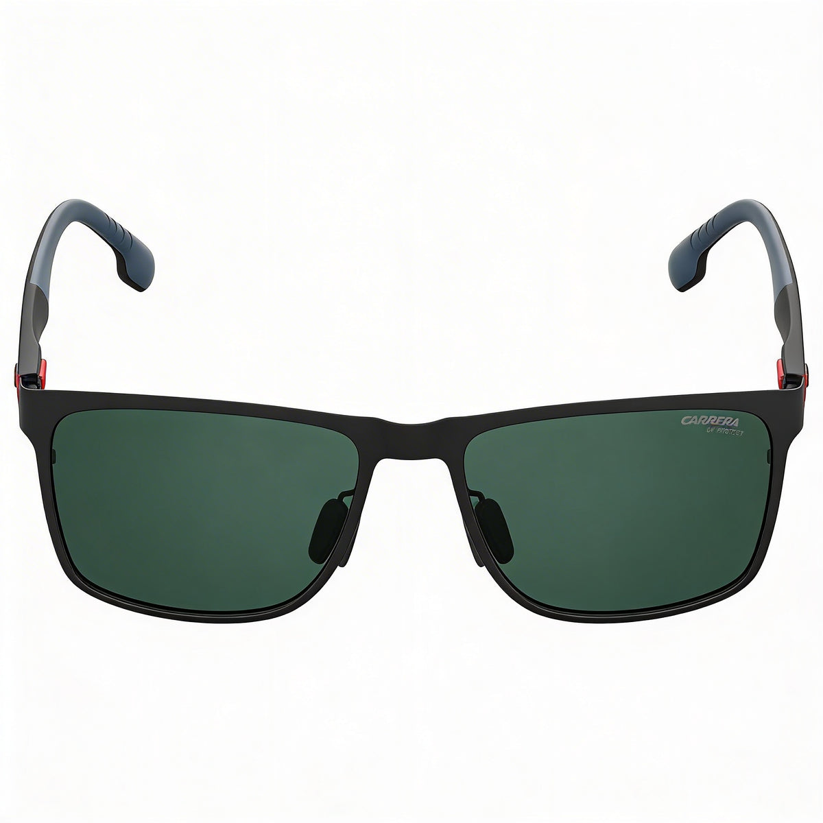 Carrera 8026/S Matte Black/Green Rectangle Sunglasses Unisex, 57mm, Photo 2
