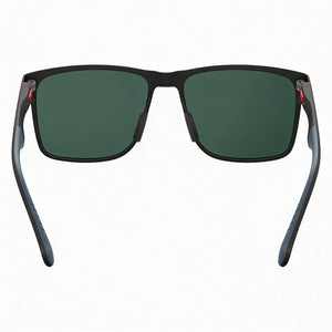 Carrera 8026/S Rectangle Sunglasses Unisex — interior view, Non-Polarized lens detail