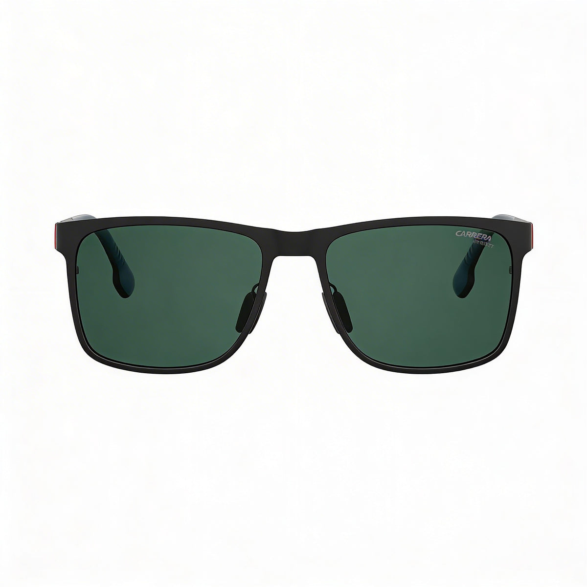 Carrera 8026/S Matte Black, Green Square Sunglasses Unisex, 57mm, Photo 3