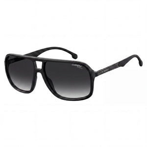 Carrera 8035/S Black Aviator Sunglasses for Men, Dark Grey Shaded lens