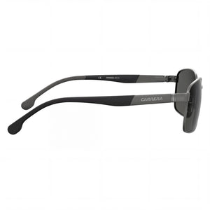 Carrera 8037/S Rectangle Sunglasses Men — side view, Non-Polarized Dark Ruth lens