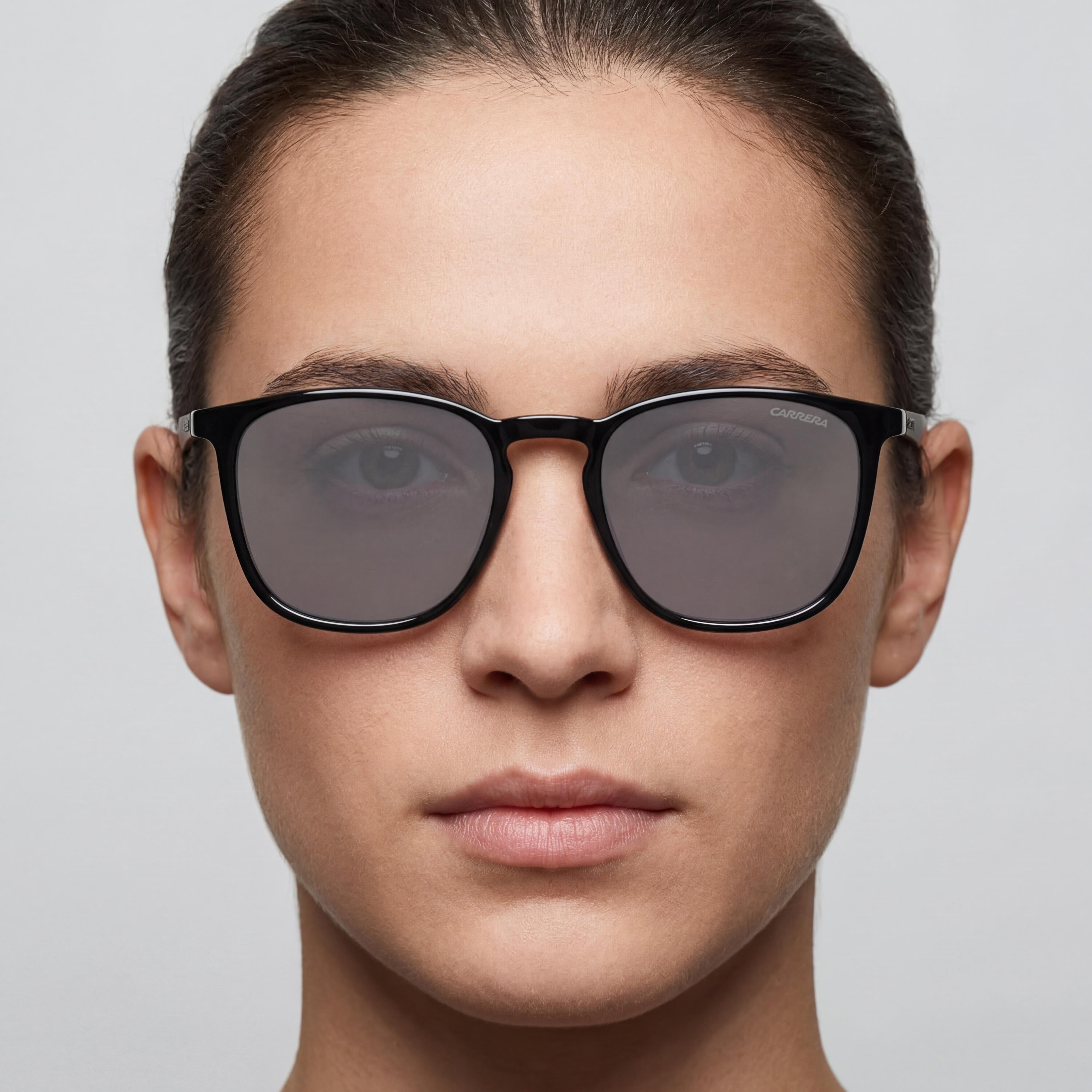 Gafas de sol ovaladas unisex Carrera 8041/S 0807/IR negras, 53 mm, Photo 5