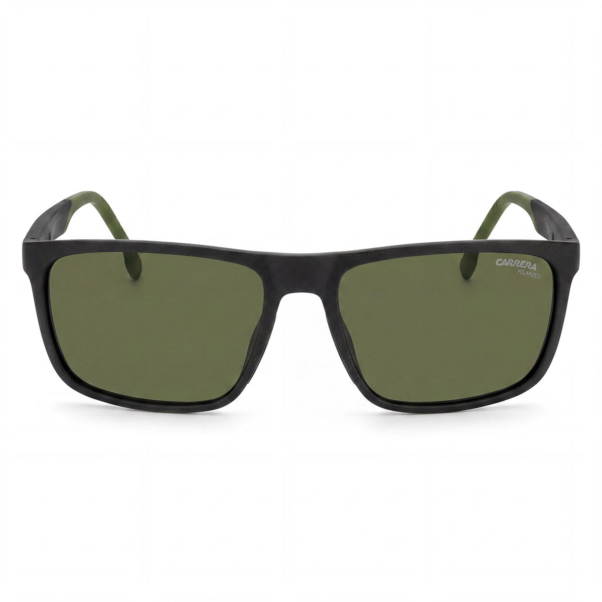 Gafas de sol rectangulares para hombre Carrera 8047/S negras y verdes, 58 mm, Photo 2