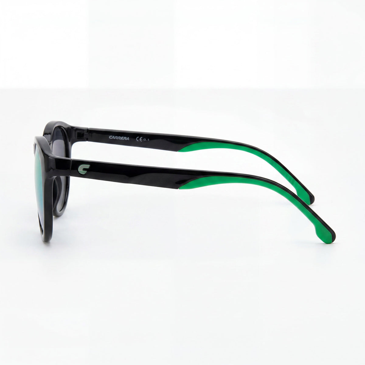 Carrera 8056/S Black Green Round Sunglasses Unisex, 51mm, Photo 3