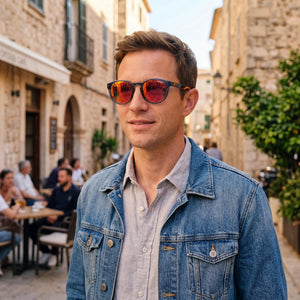 Carrera 8056/S Blue Sunglasses Men — lifestyle wear, long commutes and busy weekdays