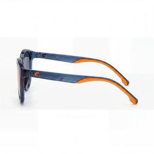 Carrera 8056/S Rectangle Sunglasses Men — side view, Non-Polarized Mirror fire red lens