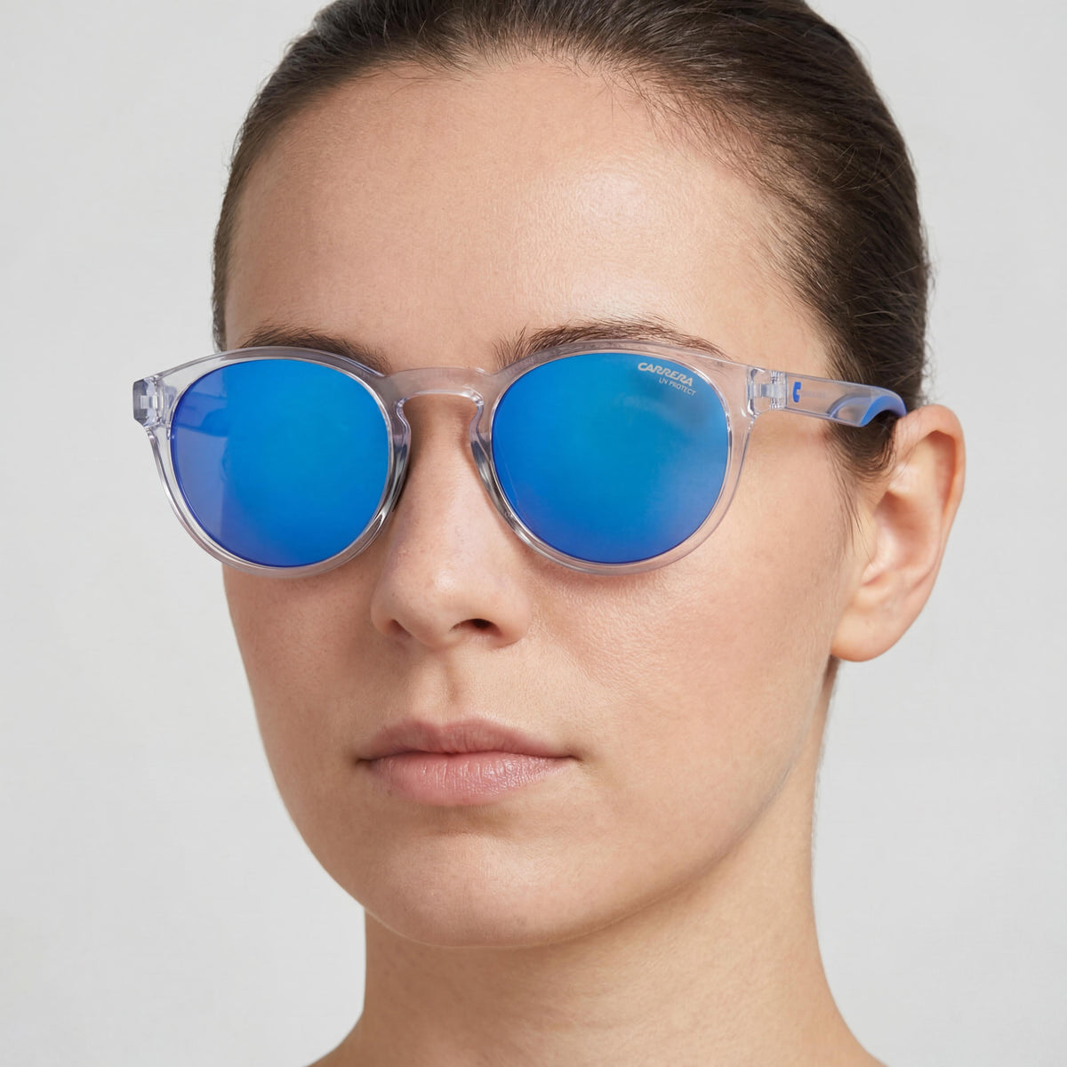 Gafas de sol redondas blancas unisex Carrera 8056/S, 51 mm, Photo 3