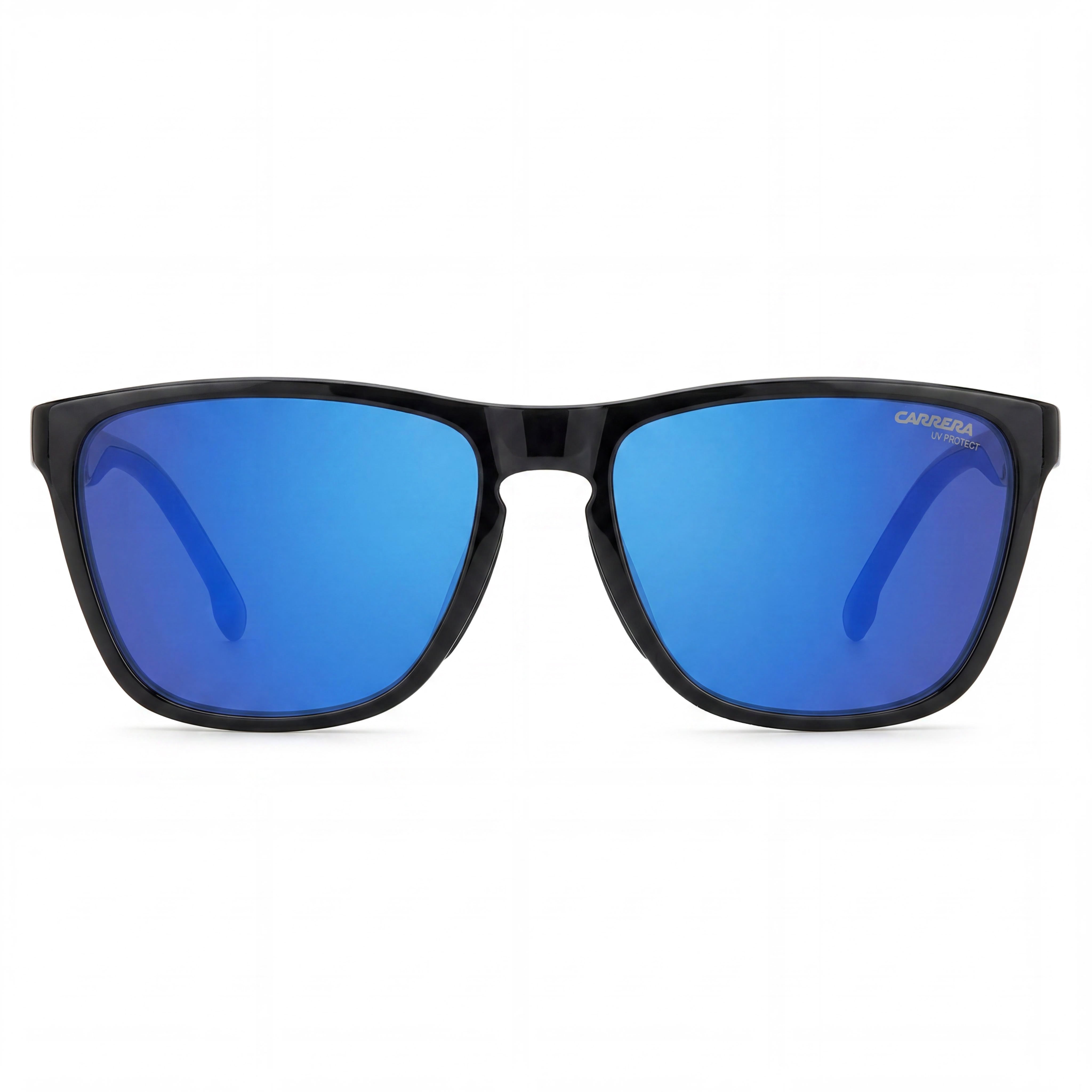 Carrera 8058/S Black Blue Rectangle Sunglasses Unisex, 56mm, Photo 2