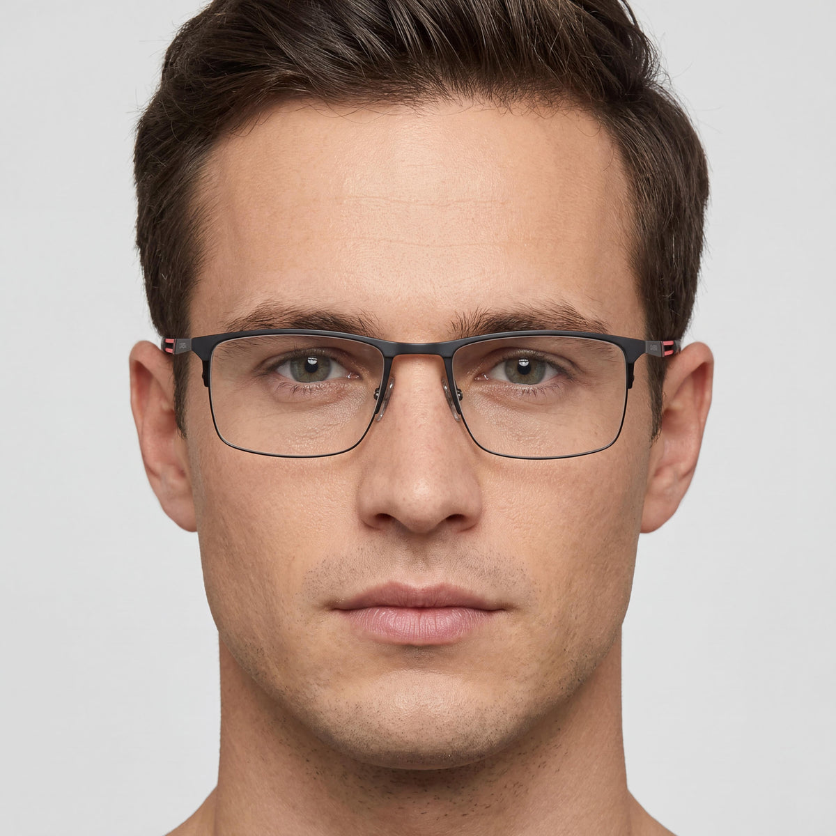 Carrera 8832 Matt Black Rectangle Eyeglasses Unisex, 55mm, Photo 3