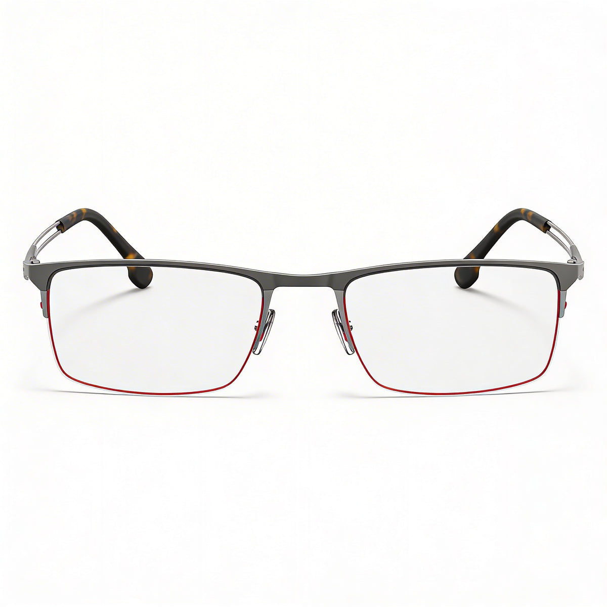 Carrera 8832 Dark Ruthenium Rectangle Eyeglasses Unisex, Metal 55mm, Photo 2