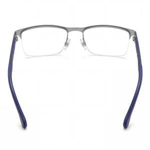Carrera 8846 Square Eyeglasses for Men — interior view, Alloy Steel frame detail