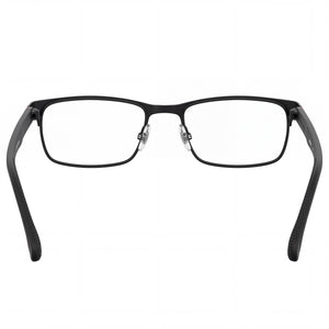 Carrera 8849 Rectangle Eyeglasses Women — side view, Black Metal temples