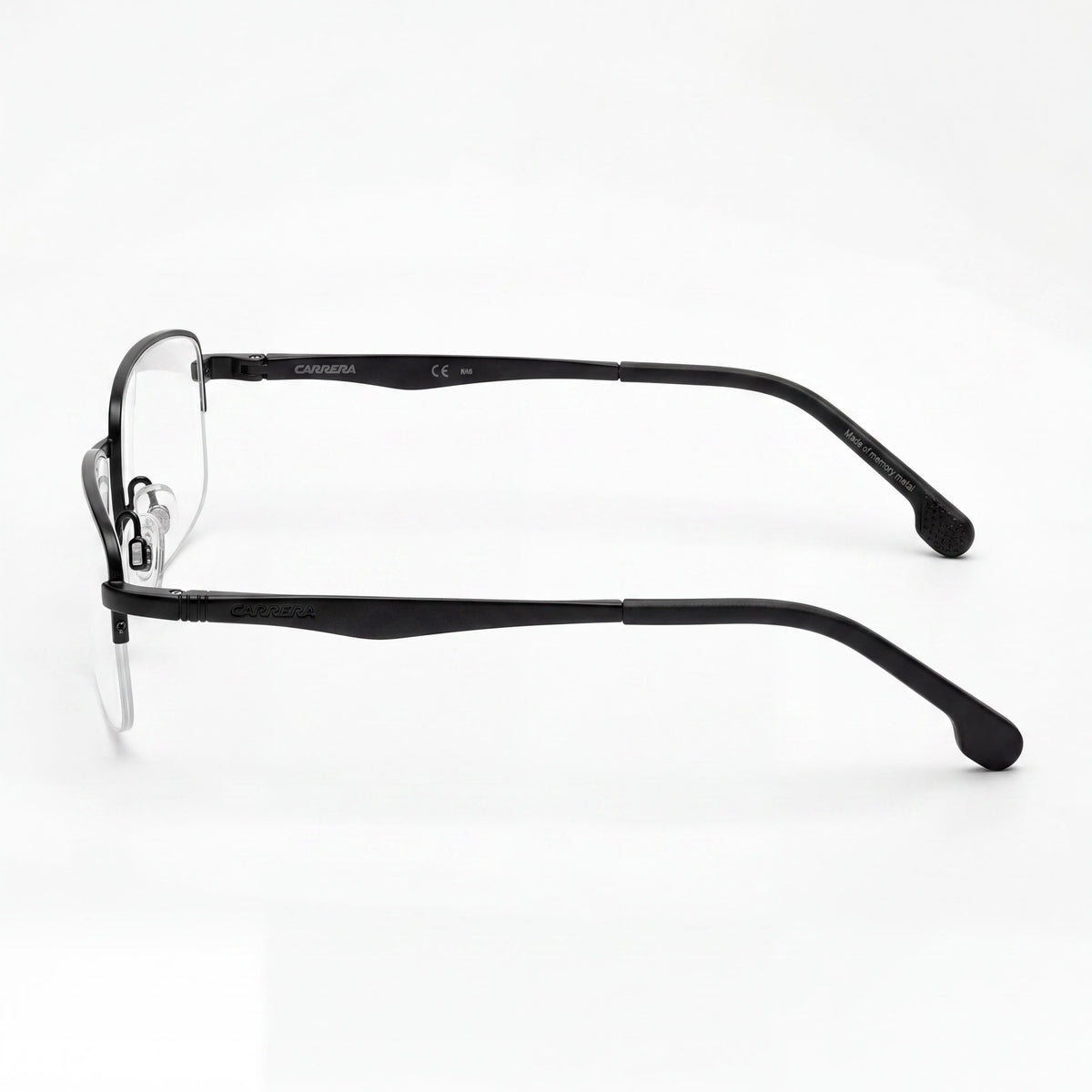 Gafas Carrera 8860 Rectangulares Unisex, Negro Mate, Metal 52mm, Photo 2