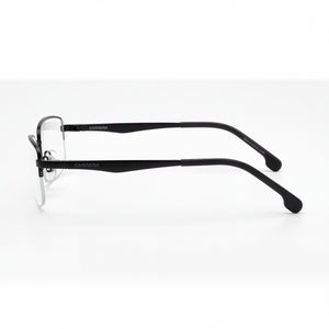 Carrera 8860 Rectangle Eyeglasses Unisex — front view, Stainless Steel