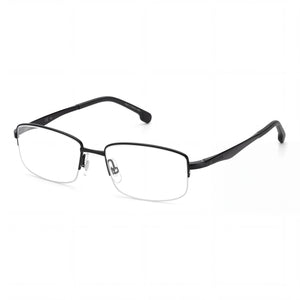 Carrera 8860 Black Rectangle Eyeglasses Unisex, Stainless Steel frame