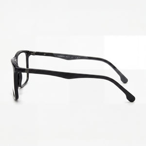 Carrera 8862 Rectangle Eyeglasses Unisex — side view, Black Plastic temples