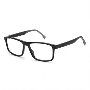 Carrera 8865 Black Rectangle Eyeglasses Unisex, Plastic frame