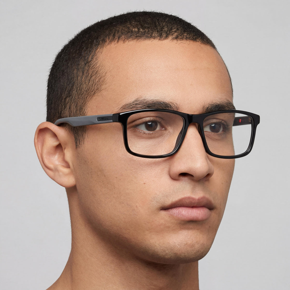 Carrera 8865 Black Rectangle Eyeglasses Unisex, Photo 5