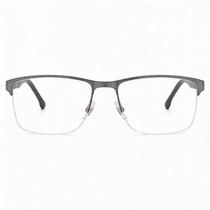 Carrera 8870 Rectangle Eyeglasses for Men — front view, Alloy Steel